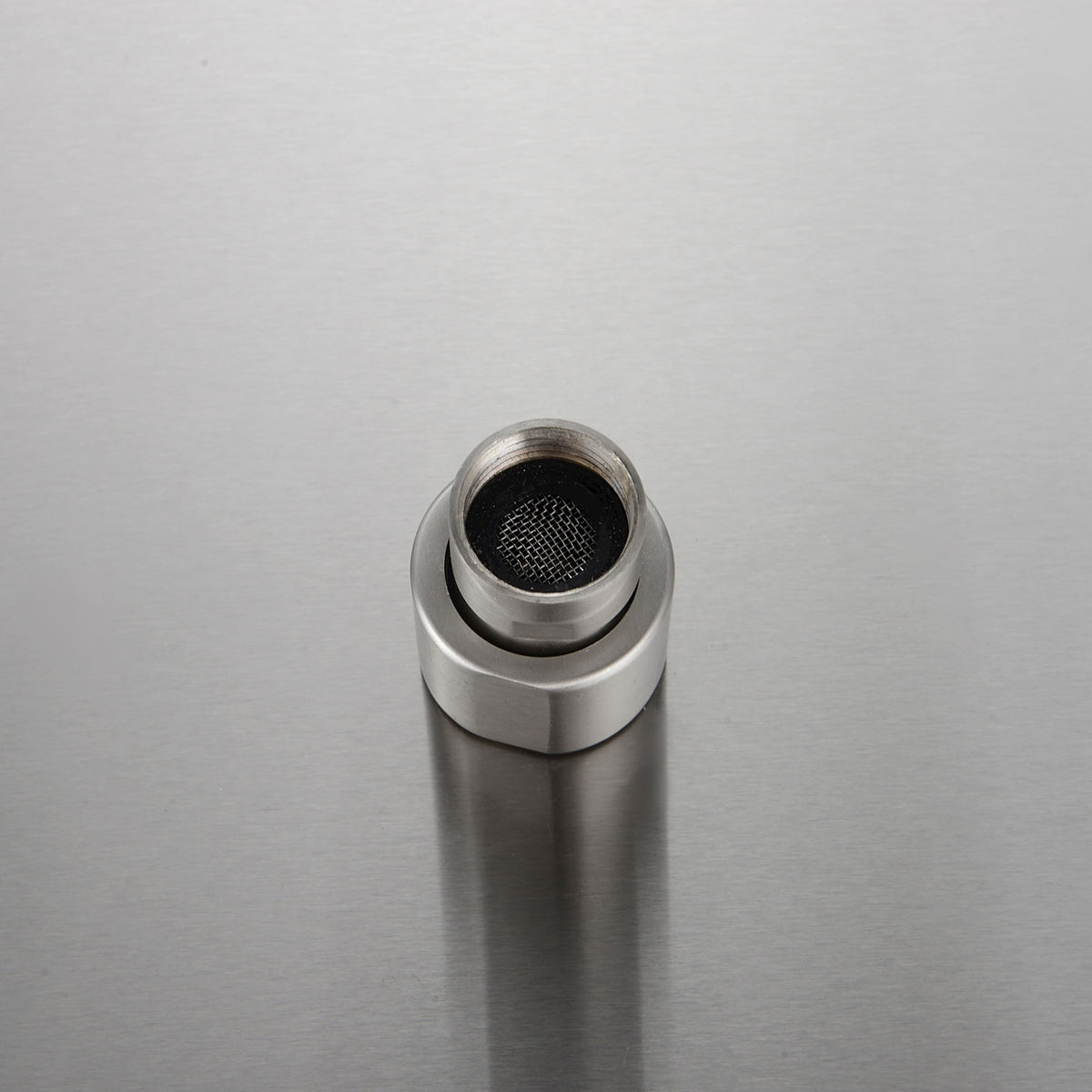 Luxury Rain Shower Head With Adjustable Arm, 10" Square, Stainless Steel - Brushed Nickel, photo 2 of 15