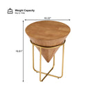 Minimalist & Luxe Wood Side Table