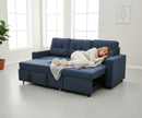 Convertible L Shaped Sectional Sleeper Sofa Bed, Saving Pull Out Couch by HouseOfZazla