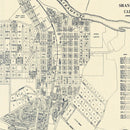 Vintage Map of Redding, California 1920
