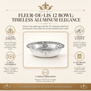 Fleur-De-Lis 12 Bowl by Arthur Court Designs