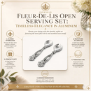 Fleur-De-Lis Open Serving Set by Arthur Court Designs