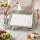 Grape Open Vine Rectangle Tray by Arthur Court Designs