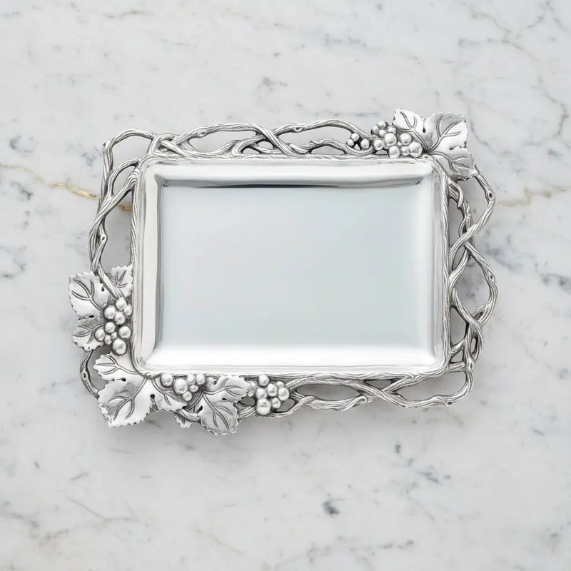 Grape Open Vine Rectangle Tray, photo 9 of 10