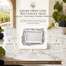 Grape Open Vine Rectangle Tray by Arthur Court Designs