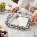 Grape Open Vine Square Tray 12 by Arthur Court Designs