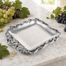 Grape Open Vine Square Tray 12 by Arthur Court Designs