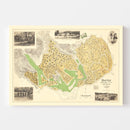 Vintage Map of Bel-Air, 1923