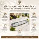 Grape Vineyard Oblong Tray by Arthur Court Designs