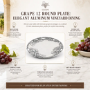 Grape 12 Round Plate by Arthur Court Designs