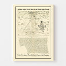 Vintage Map of Hollydale, California 1923
