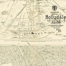 Vintage Map of Hollydale, California 1923