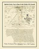 Vintage Map of Hollydale, California 1923