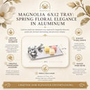 Magnolia 6X12 Tray by Arthur Court Designs