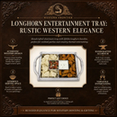 Longhorn Entertainment Tray by Arthur Court Designs