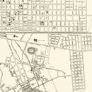 Vintage Map of Stanford University, 1928
