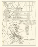 Vintage Map of Stanford University, 1928