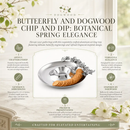 Butterfly and Dogwood Chip and Dip by Arthur Court Designs