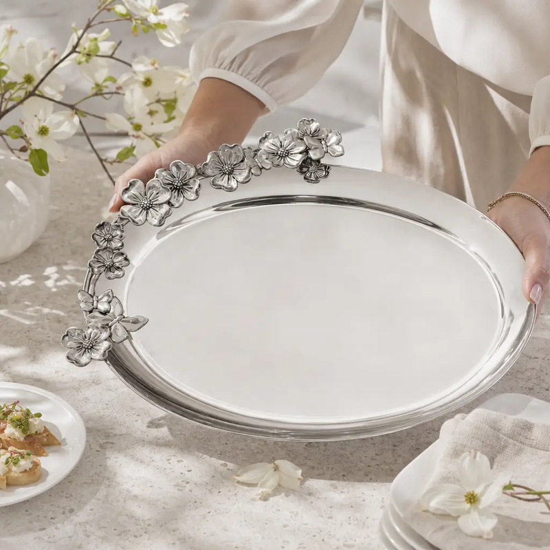 Butterfly Dogwood Platter, photo 3 of 5