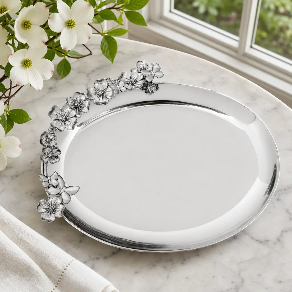 Butterfly Dogwood Platter, photo 2 of 5