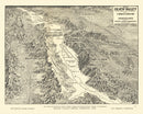 Vintage Map of Death Valley 1929