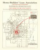 Vintage Map of Pomona, California 1926
