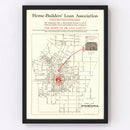 Vintage Map of Pomona, California 1926