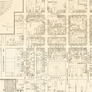 Vintage Map of San Francisco's China Town, California 1929