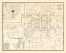 Vintage Map of San Francisco's China Town, California 1929