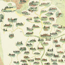 Vintage Map of Beverly Hills, California 1930