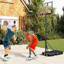 3.3-10 Feet Portable Basketball Hoop Adjustable with Base and Wheels by LJGDeals