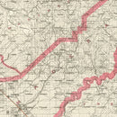 Vintage Map of Madera County, California 1914