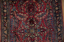 2x2.5 Vintage American Sarouk Square Rug Mat
