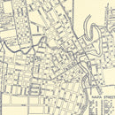 Vintage Map of Napa, California 1920