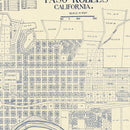 Vintage Map of Paso Robles, California 1920
