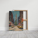 New York Winter Christmas Cityscape