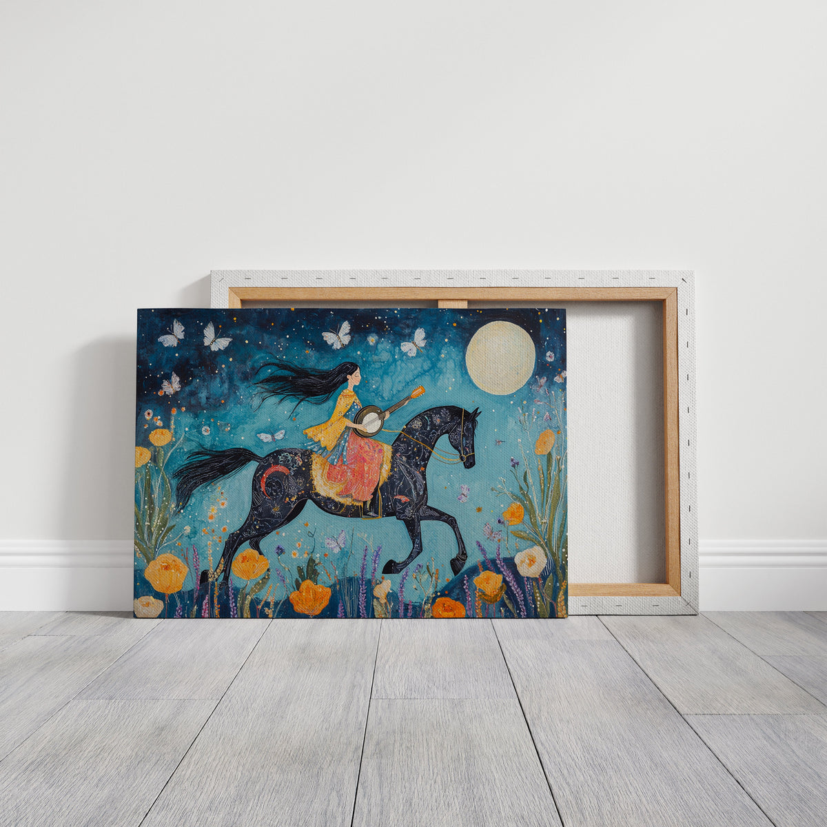 Moonlit Melody on Midnight Horseback, photo 12 of 16