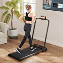 Home Fitness & Relaxation Set - 3 in 1 Folding Treadmill and Modern Accent Chair by LJGDeals