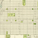 Vintage Map of Sacramento, California 1892