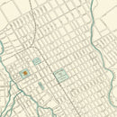 Vintage Map of San Jose, California 1893