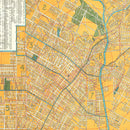 Vintage Map of Los Angeles, California 1900
