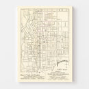 Vintage Map of Pasadena, California 1902