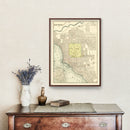 Vintage Map of San Diego, California 1902