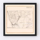 Vintage Map of Rancho Santa Fe, California 1912