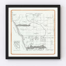 Vintage Map of Carlsbad, California 1912
