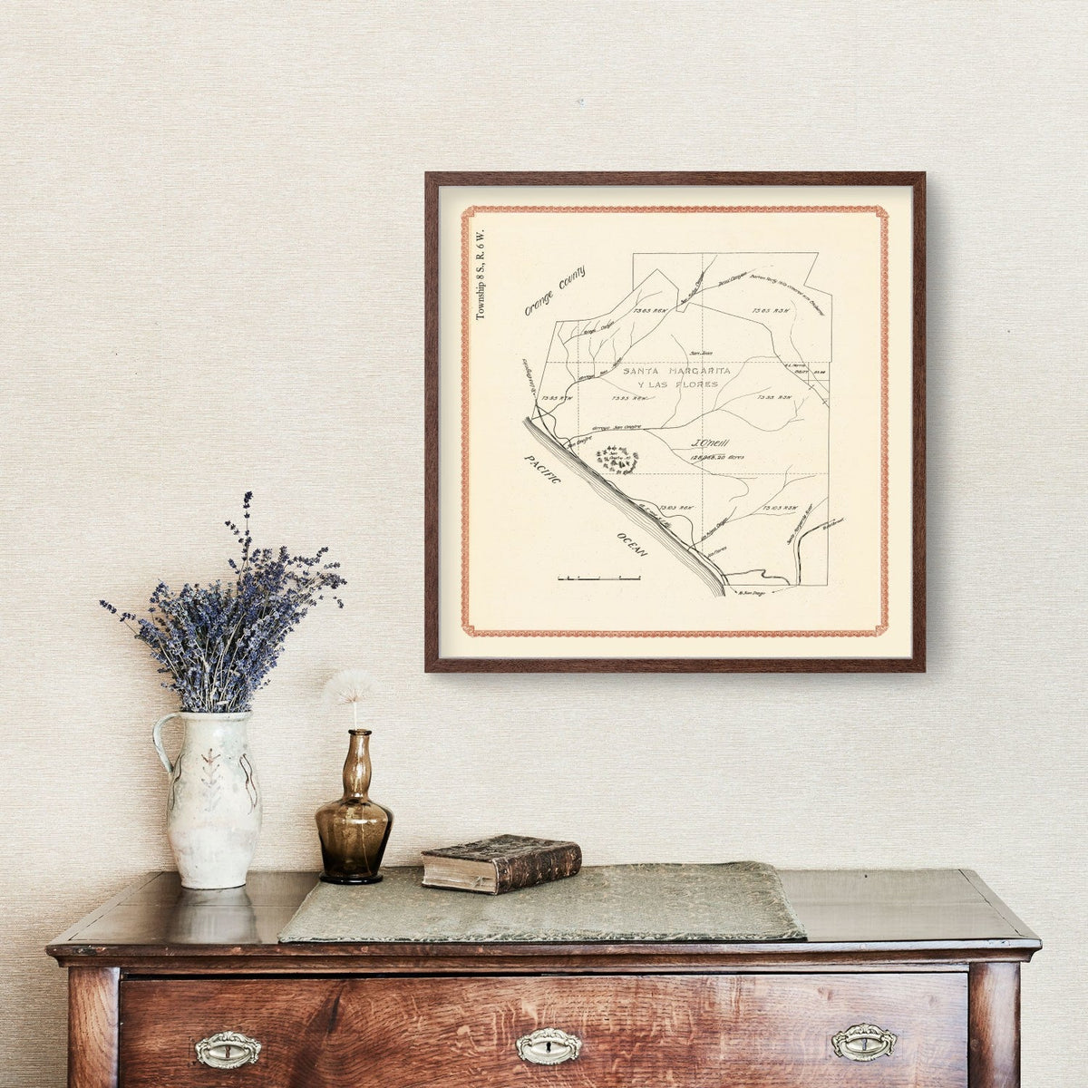 Vintage Map of Camp Pendleton, 1912, photo 3 of 5