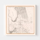 Vintage Map of Chula Vista, California 1912