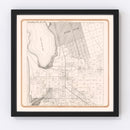 Vintage Map of Chula Vista, California 1912