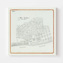 Vintage Map of Del Mar, California 1912