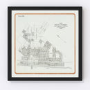 Vintage Map of Oceanside, California 1912